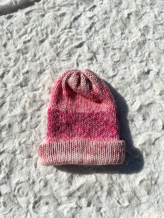 Oversized slouch Pink Beanie