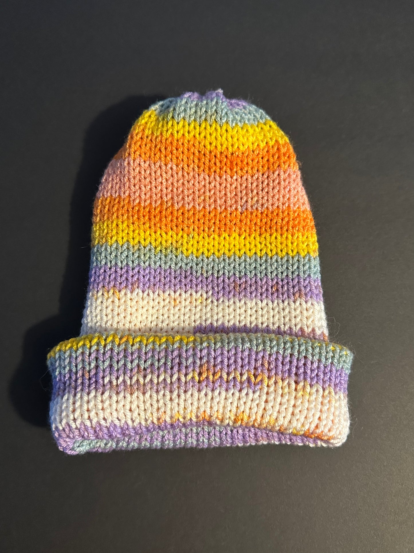 Pastel Rainbow Beanie